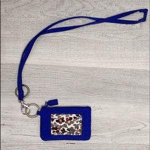 Vera Bradley ID case and Lanyard